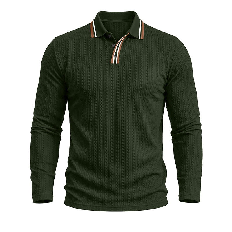 Matt Long Sleeve Polo Shirt