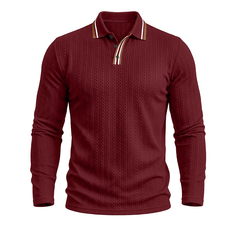 Matt Long Sleeve Polo Shirt