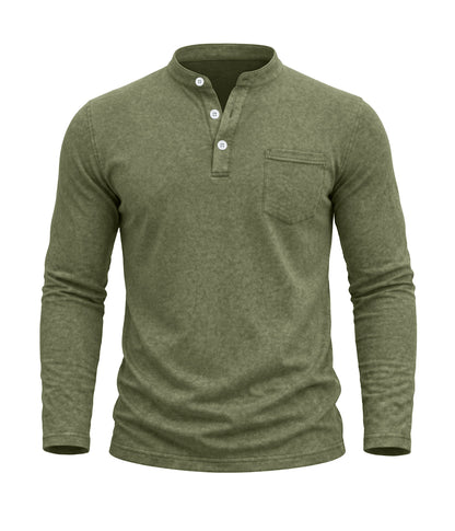 Redwood Vintage Wash Henley Shirt