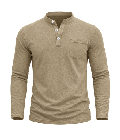 Redwood Vintage Wash Henley Shirt