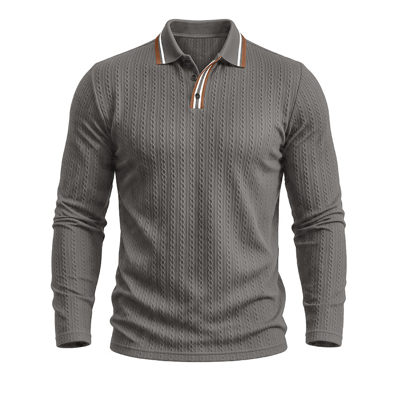 Matt Long Sleeve Polo Shirt