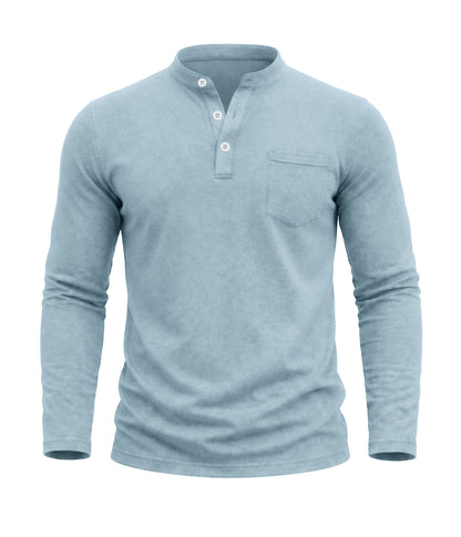 Redwood Vintage Wash Henley Shirt