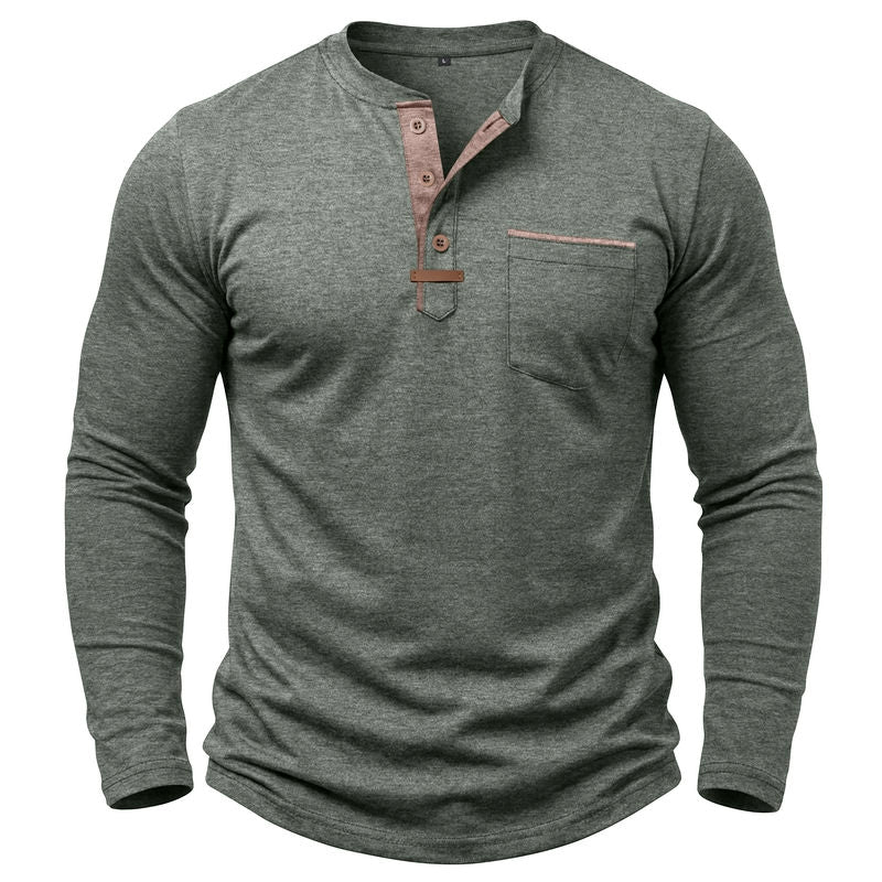 Luis Long Sleeve Henley