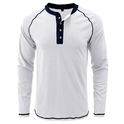 Soft Cotton  Henley T-Shirt