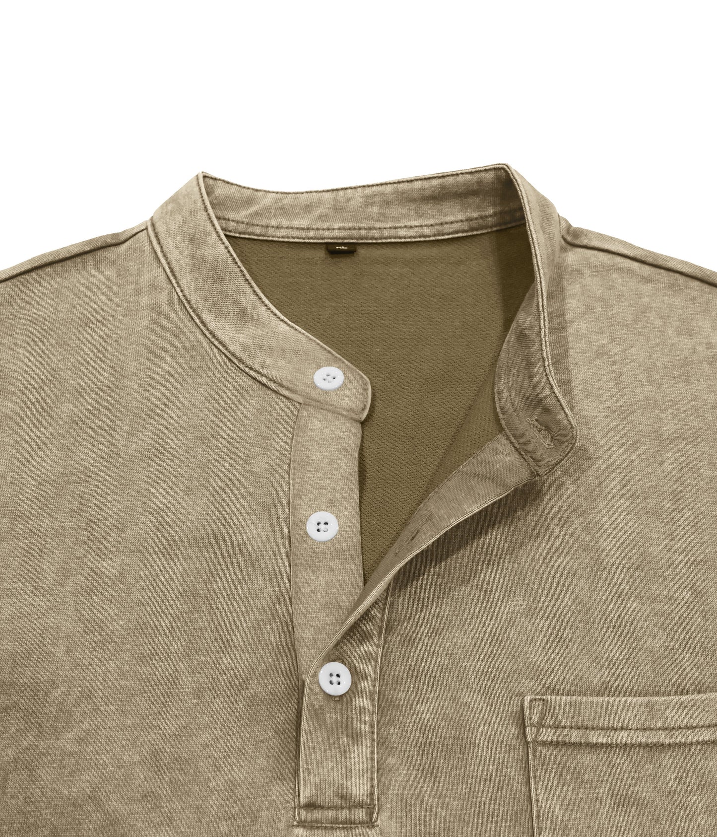 Redwood Vintage Wash Henley Shirt