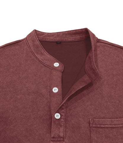 Redwood Vintage Wash Henley Shirt