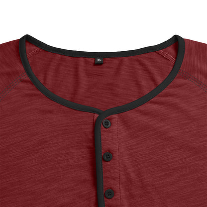 Rory Cotton Long Sleeve Henley Shirt