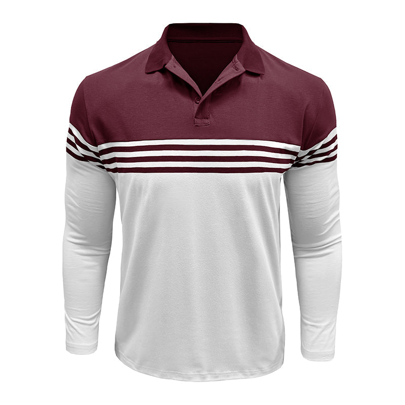 Classic Striped Panel T-Shirt