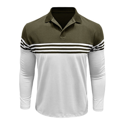 Classic Striped Panel T-Shirt