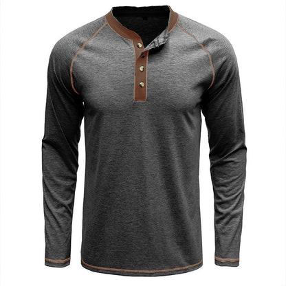 Soft Cotton  Henley T-Shirt